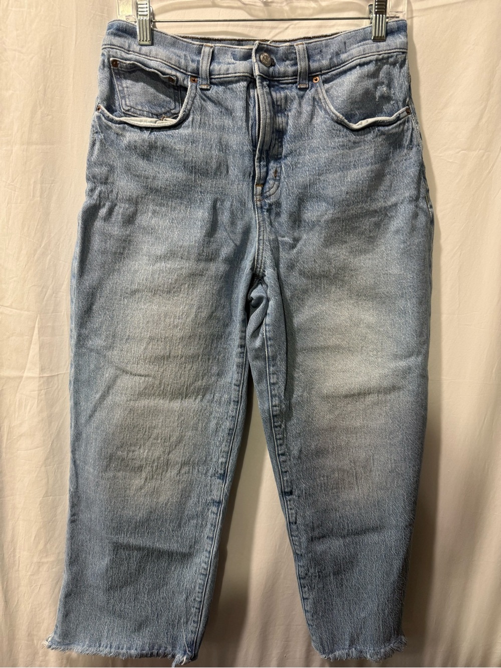 Madewell Light Wash Wide Leg Jeans